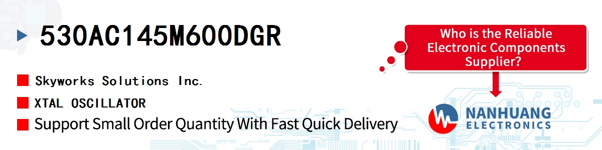 530AC145M600DGR Skyworks XTAL OSCILLATOR