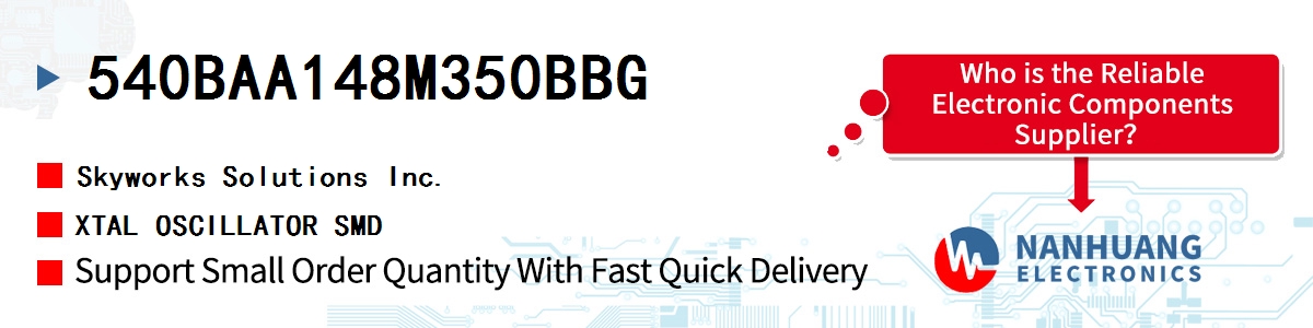 540BAA148M350BBG Skyworks XTAL OSCILLATOR SMD