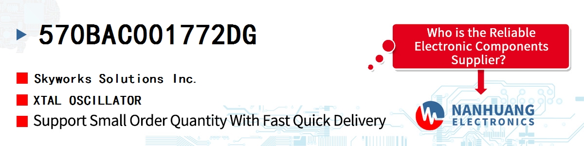 570BAC001772DG Skyworks XTAL OSCILLATOR