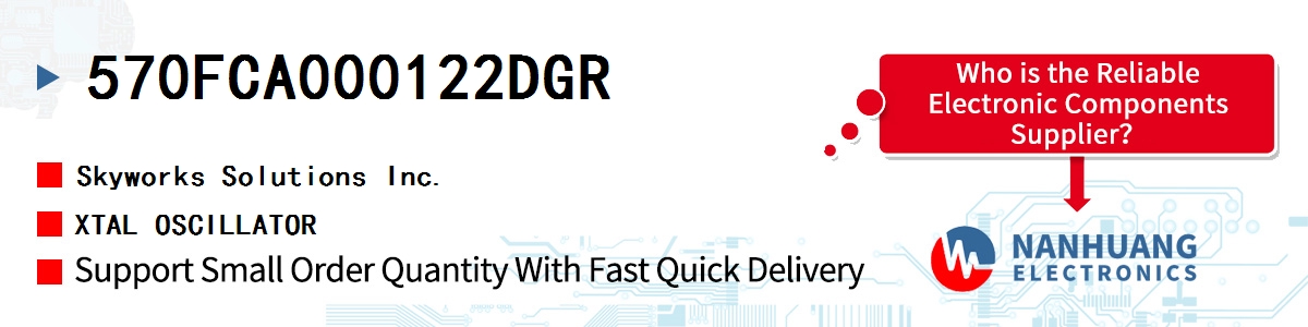 570FCA000122DGR Skyworks XTAL OSCILLATOR