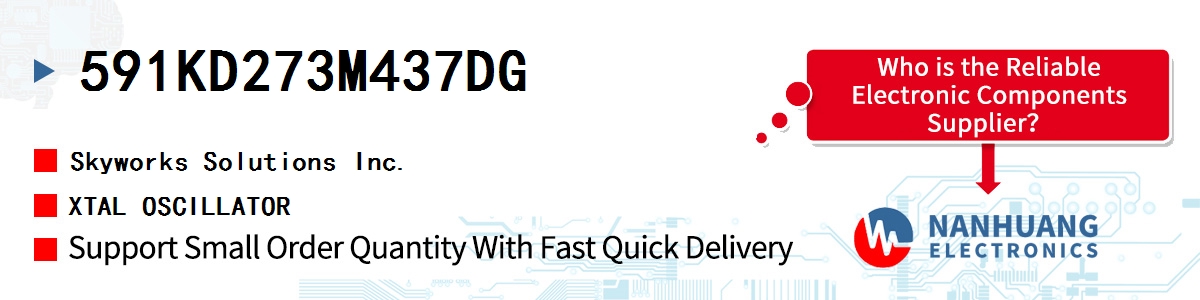 591KD273M437DG Skyworks XTAL OSCILLATOR