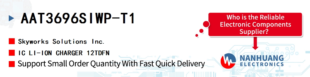 AAT3696SIWP-T1 Skyworks IC LI-ION CHARGER 12TDFN