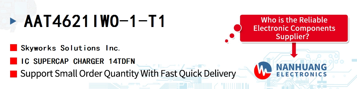 AAT4621IWO-1-T1 Skyworks IC SUPERCAP CHARGER 14TDFN