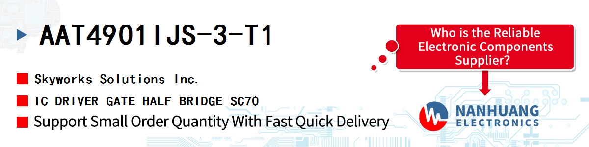 AAT4901IJS-3-T1 Skyworks IC DRIVER GATE HALF BRIDGE SC70