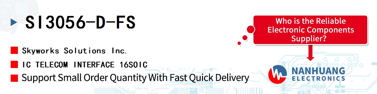 SI3056-D-FS Skyworks IC TELECOM INTERFACE 16SOIC