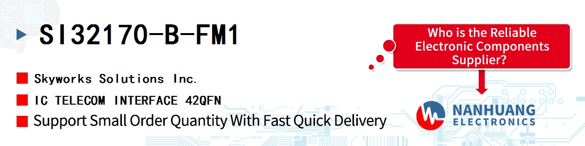 SI32170-B-FM1 Skyworks IC TELECOM INTERFACE 42QFN