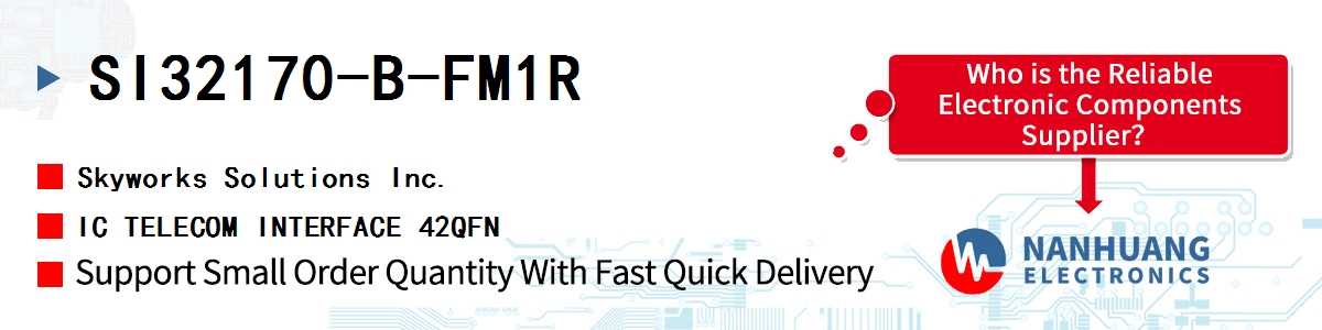 SI32170-B-FM1R Skyworks IC TELECOM INTERFACE 42QFN