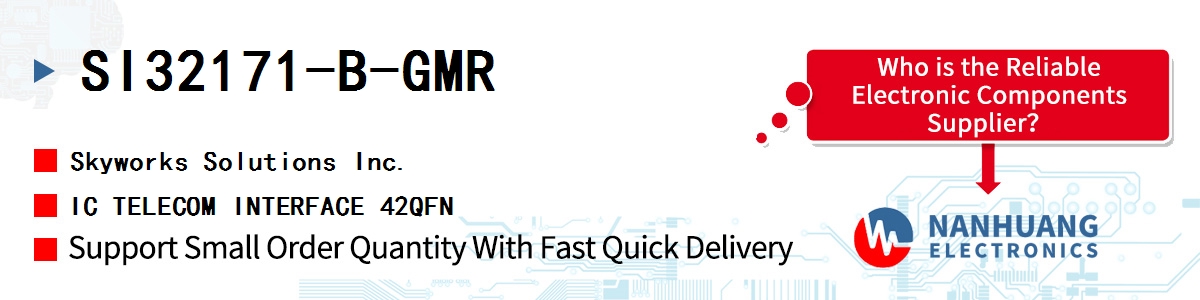 SI32171-B-GMR Skyworks IC TELECOM INTERFACE 42QFN