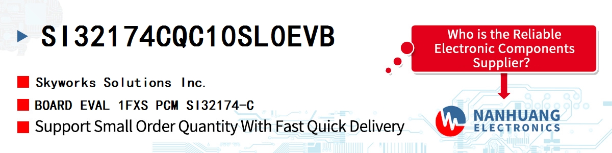 SI32174CQC10SL0EVB Skyworks BOARD EVAL 1FXS PCM SI32174-C