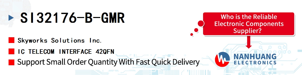 SI32176-B-GMR Skyworks IC TELECOM INTERFACE 42QFN