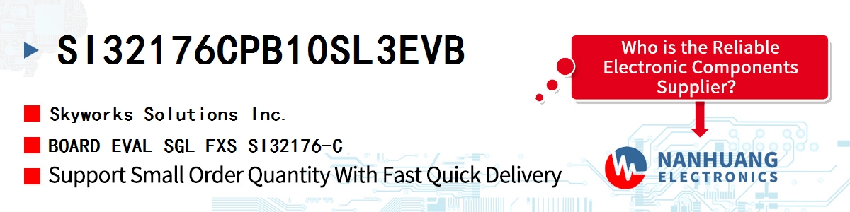 SI32176CPB10SL3EVB Skyworks BOARD EVAL SGL FXS SI32176-C