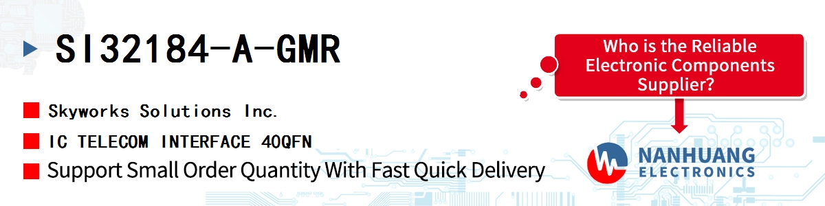 SI32184-A-GMR Skyworks IC TELECOM INTERFACE 40QFN