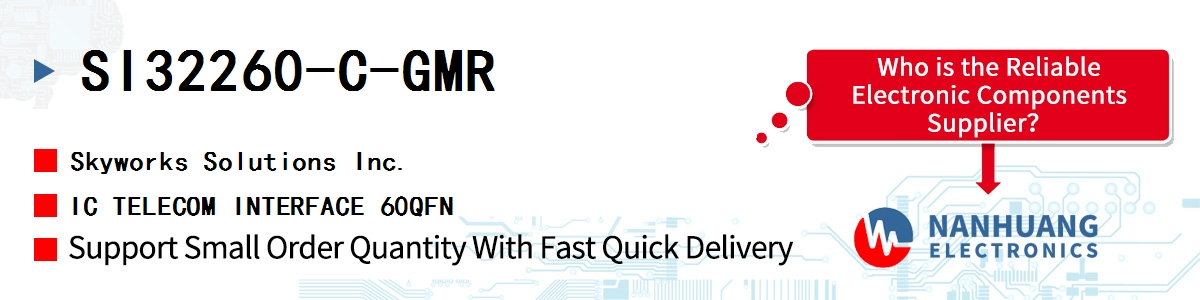 SI32260-C-GMR Skyworks IC TELECOM INTERFACE 60QFN