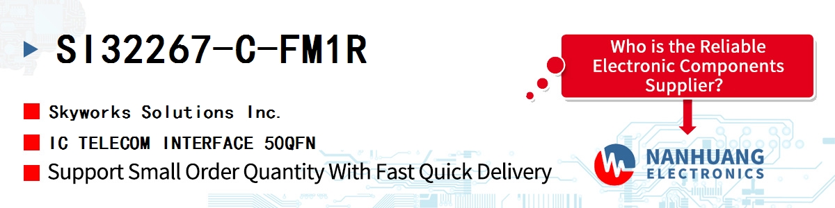 SI32267-C-FM1R Skyworks IC TELECOM INTERFACE 50QFN