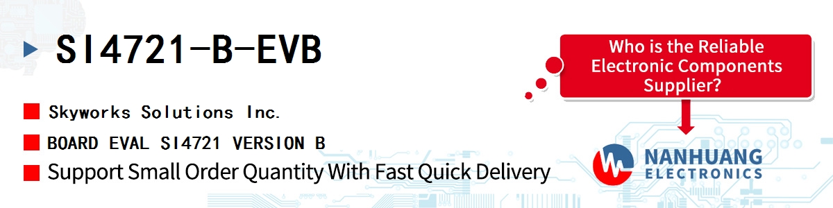 SI4721-B-EVB Skyworks BOARD EVAL SI4721 VERSION B