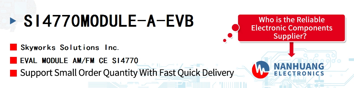 SI4770MODULE-A-EVB Skyworks EVAL MODULE AM/FM CE SI4770