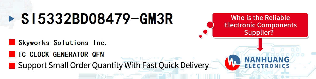 SI5332BD08479-GM3R Skyworks IC CLOCK GENERATOR QFN