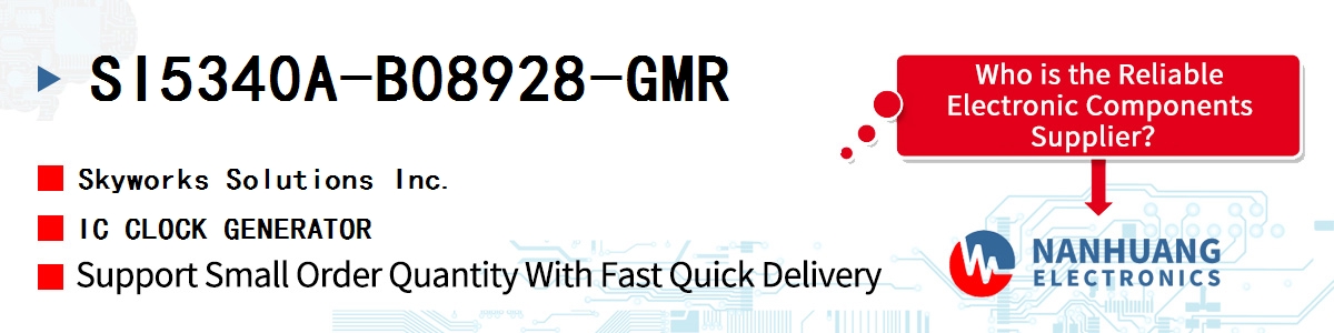 SI5340A-B08928-GMR Skyworks IC CLOCK GENERATOR