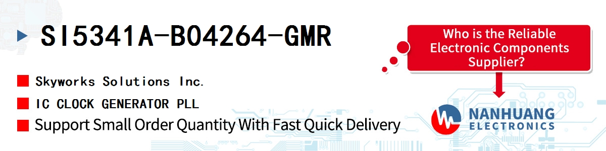 SI5341A-B04264-GMR Skyworks IC CLOCK GENERATOR PLL