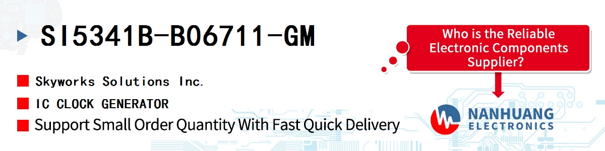 SI5341B-B06711-GM Skyworks IC CLOCK GENERATOR