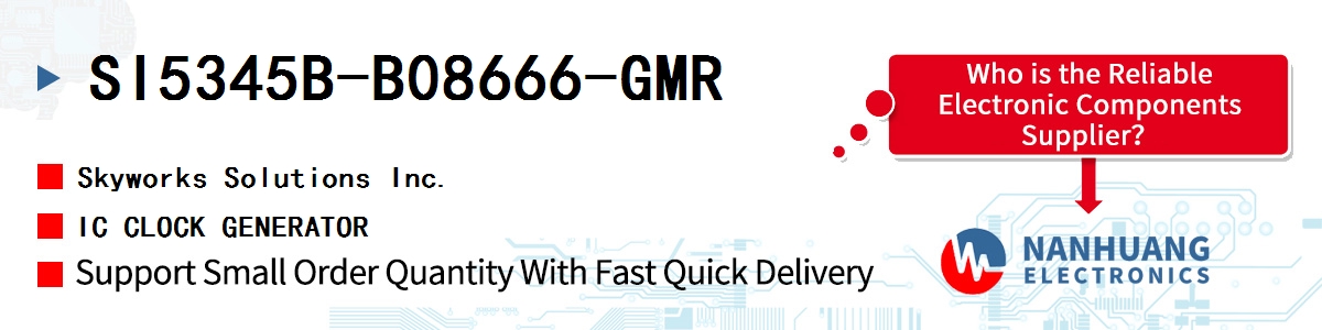 SI5345B-B08666-GMR Skyworks IC CLOCK GENERATOR