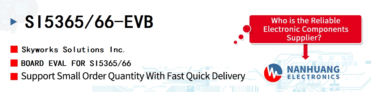 SI5365/66-EVB Skyworks BOARD EVAL FOR SI5365/66