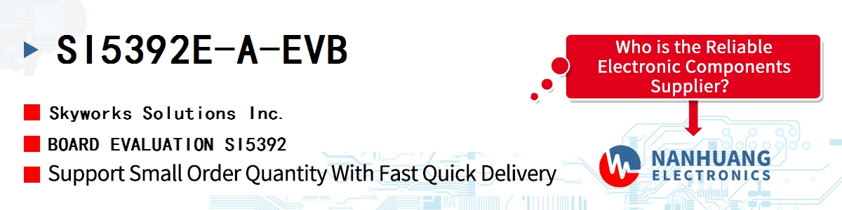 SI5392E-A-EVB Skyworks BOARD EVALUATION SI5392