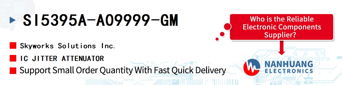 SI5395A-A09999-GM Skyworks IC JITTER ATTENUATOR