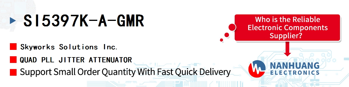 SI5397K-A-GMR Skyworks QUAD PLL JITTER ATTENUATOR
