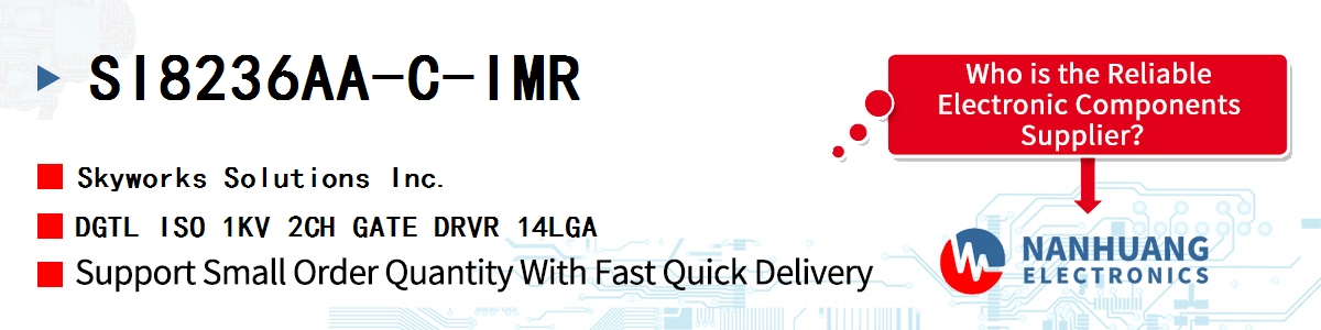 SI8236AA-C-IMR Skyworks DGTL ISO 1KV 2CH GATE DRVR 14LGA