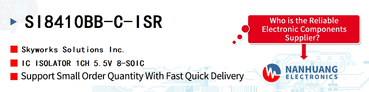 SI8410BB-C-ISR Skyworks IC ISOLATOR 1CH 5.5V 8-SOIC