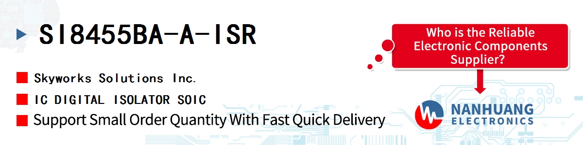 SI8455BA-A-ISR Skyworks IC DIGITAL ISOLATOR SOIC