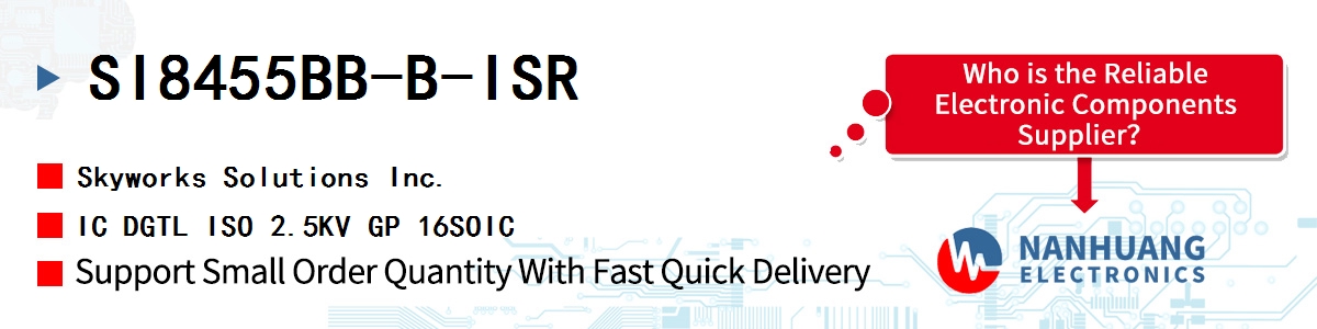 SI8455BB-B-ISR Skyworks IC DGTL ISO 2.5KV GP 16SOIC