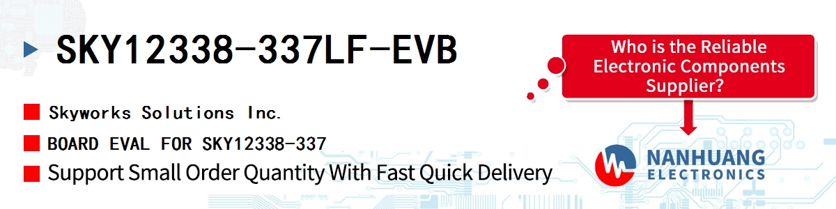 SKY12338-337LF-EVB Skyworks BOARD EVAL FOR SKY12338-337