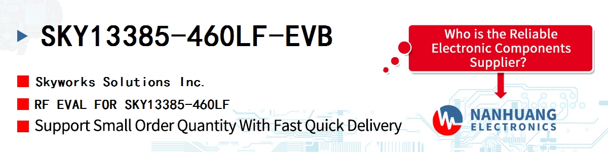 SKY13385-460LF-EVB Skyworks RF EVAL FOR SKY13385-460LF