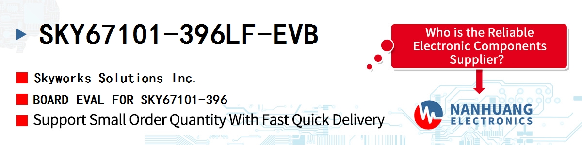 SKY67101-396LF-EVB Skyworks BOARD EVAL FOR SKY67101-396